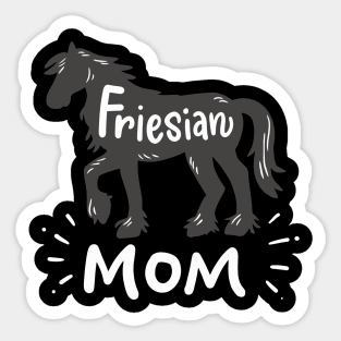 Friesian Horse Sticker